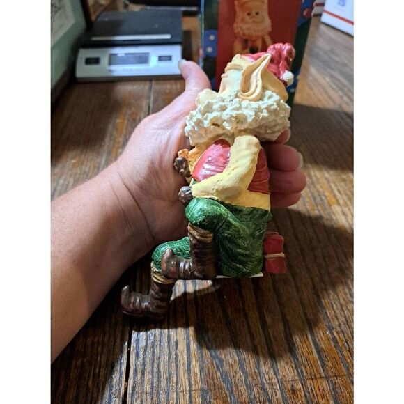 Vintage 1991 Spirit of Christmas Albert & Price Santa Elf Stocking Hanger - Picture 3 of 11